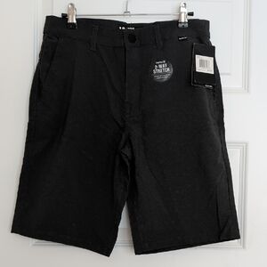 Hurley Kids 2-Way Stretch Black Shorts SZ. 20